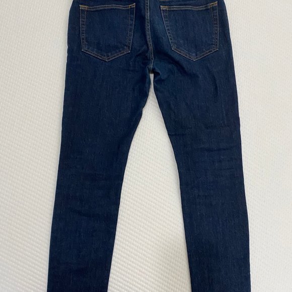 August McGregor Stretch Denim Jeans in Raw Indigo - Picture 2 of 4